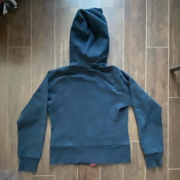 Lululemon Black Scuba Zip Up Hoodie Pink Lining Size 6 - Picture 6 of 12